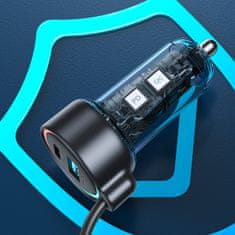 Joyroom JR-CL08 auto punjač 45W + Lightning kabel 1.5m, crno