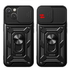 MG Hybrid Armor Camshield maska za iPhone 15, crno