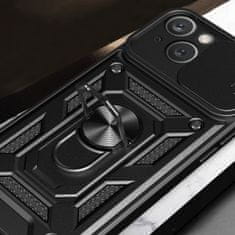 MG Hybrid Armor Camshield maska za iPhone 15, crno