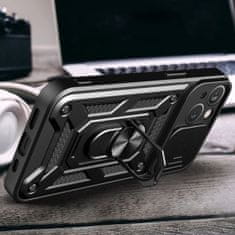 MG Hybrid Armor Camshield maska za iPhone 15, crno