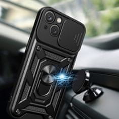 MG Hybrid Armor Camshield maska za iPhone 15, crno
