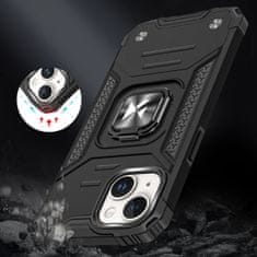 MG Ring Armor maska za iPhone 15, crno