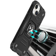 MG Ring Armor maska za iPhone 15, crno
