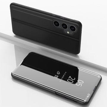MG Clear View preklopna maska za Samsung Galaxy S23 FE, crno