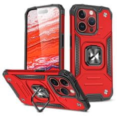 MG Ring Armor maska za iPhone 15 Pro, crvena