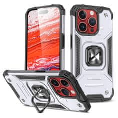 MG Ring Armor maska za iPhone 15 Pro Max, srebro