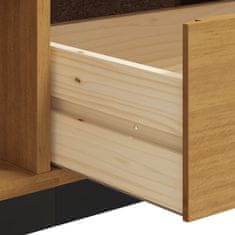 Vidaxl TV ormarić sa staklenim vratima FLAM 158x40x50 cm od borovine