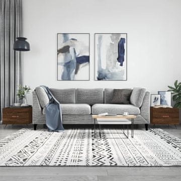 Vidaxl Klub stolići, set od 2, smeđi hrast, 50x50x40 cm