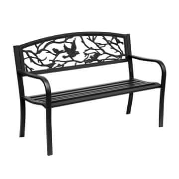 Aga Metalna vrtna klupa MR2005 127x60x87 cm