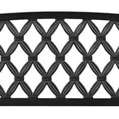 Aga Metalna vrtna klupa MR2004 127x60x87 cm