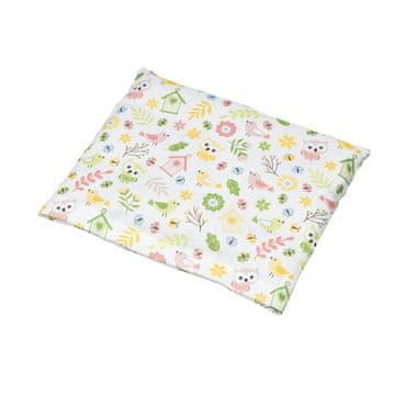 Torf Jastuk s košticama trešnje, šareni uzorak sove, 23 x 25 cm