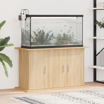 Vidaxl Ormarić za akvarij, hrast Sonoma, 101x41x58 cm