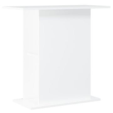 Vidaxl Stalak za akvarij Bijeli 75x36x72,5 cm Konstruirano drvo