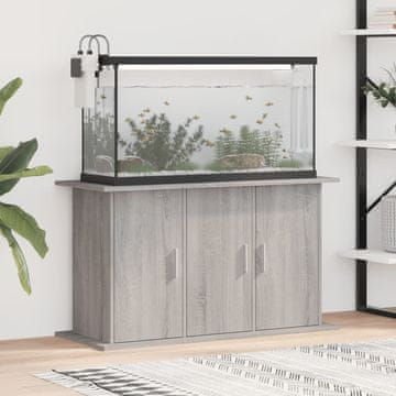 Vidaxl Ormarić za akvarij, sivi hrast sonoma, 101 x 41 x 58 cm