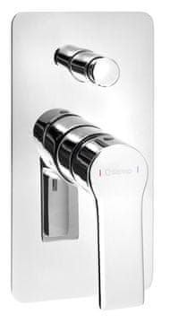 SAPHO PAX Ugradbena Tuš Miješalica, 2 Izlaza, Kromirana Brtva