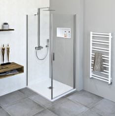 POLYSAN Pravokutna tuš kabina ZOOM 900x1000mm s kromiranim profilom i antibakterijskim staklom