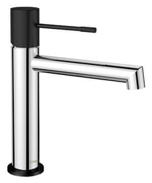 SAPHO SOLARIS Stojeća Slavina za Umivaonik, Krom/Mat Crna