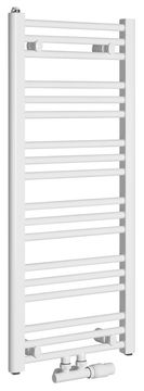 Bruckner ALBRECHT Grijaći Panel 400x930 mm, Središnji Priključak, Bijela T18