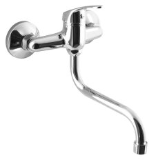 SAPHO AQUALINE 35 Zidna Mješalica, Zakretni S Izljev, Kromirana završna obrada