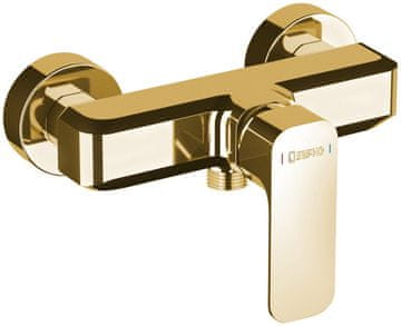 SAPHO SPY zidna miješalica za tuš, zlatna