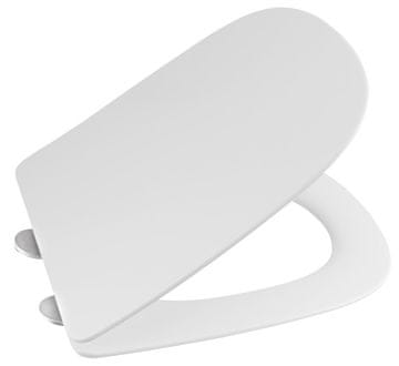 SAPHO WC Sjedište BELLO Slim, Soft Close, Jednostavno Uklanjanje, Bijela, Duroplast