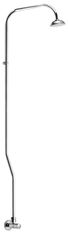 Bruckner TEMPOR Zidni Tuš Stup s Automatskim Ventilom, Kromirana Mjed, Kišni Effekt