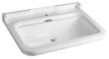 KERASAN WALDORF Keramički Umivaonik 80x55cm, Bijela Retro Elegancija