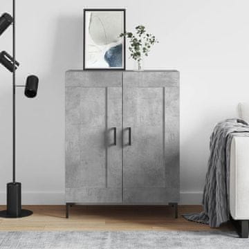 Vidaxl Ormarić Betonsko-sivi 69,5 x 34 x 90 cm Materijal na bazi drva