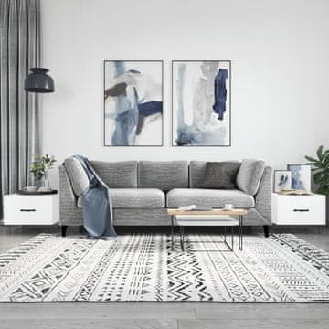 Vidaxl Klub stolići, set od 2, bijeli, 50x50x40 cm