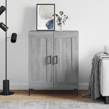 Vidaxl Ormarić, sivi hrast sonoma, 69,5 x 34 x 90 cm, materijal na bazi drva