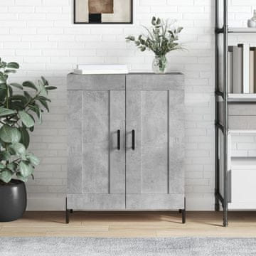 Vidaxl Ormarić Betonsko-sivi 69,5 x 34 x 90 cm Materijal na bazi drva