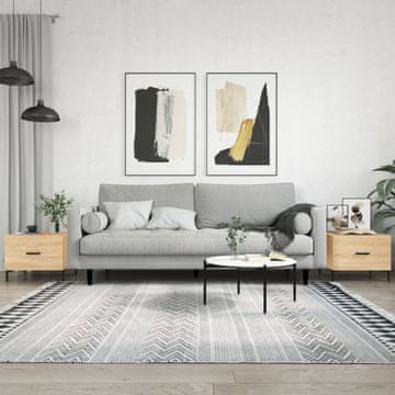 Vidaxl Klub stolići, set od 2, hrast Sonoma, 50x50x40 cm