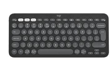 Logitech Pebble Keys 2 K380s tipkovnica, HR gravura, grafit (920-011851)