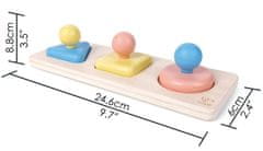 Hape Montessori osnovni oblici na ploči s ogledalom