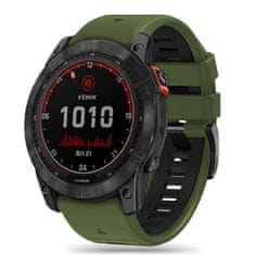 Tech-protect Iconband remen za Garmin Fenix 5x / 5x Plus / 6x / 6x Pro / 7x / 8 51mm, green/black
