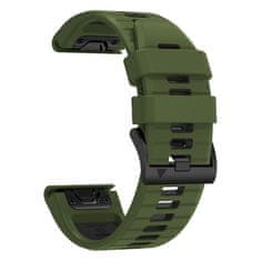 Tech-protect Iconband remen za Garmin Fenix 5x / 5x Plus / 6x / 6x Pro / 7x / 8 51mm, green/black