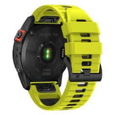 Tech-protect Iconband remen za Garmin Fenix 5x / 5x Plus / 6x / 6x Pro / 7x / 8 51mm, lime/black