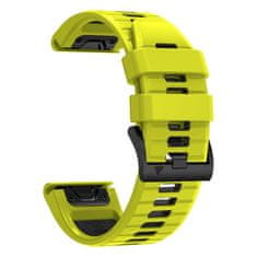Tech-protect Iconband remen za Garmin Fenix 5x / 5x Plus / 6x / 6x Pro / 7x / 8 51mm, lime/black