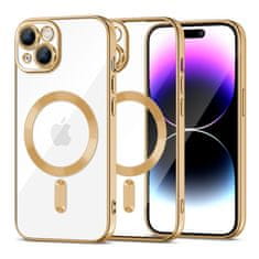 Tech-protect Magshine MagSafe maska za iPhone 15, zlato