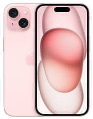 iPhone 15 mobilni telefon, 128GB, Pink (MTP13SX/A)