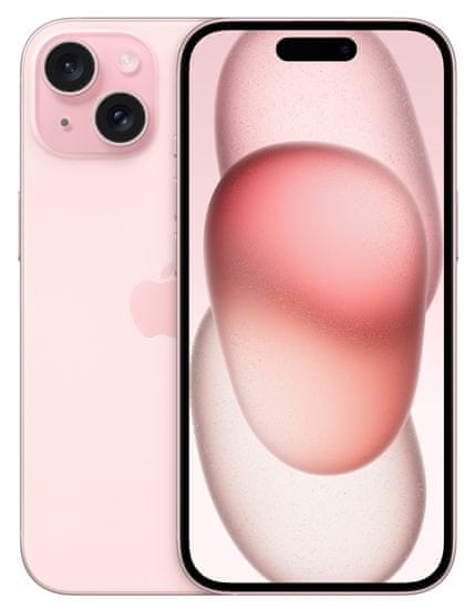 Apple iPhone 15 mobilni telefon, 128GB, Pink (MTP13SX/A)