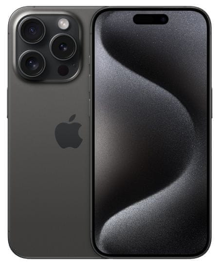 Apple iPhone 15 Pro pametni telefon, 128 GB, Black Titanium