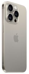Apple iPhone 15 Pro pametni telefon, 128 GB, Natural Titanium