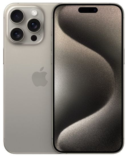 Apple iPhone 15 Pro Max pametni telefon, 512 GB, Natural Titanium