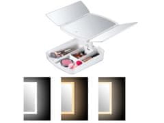 Verkgroup USB touch LED sklopivo osvijetljeno kozmetičko ogledalo i organizator s 5x povećanjem
