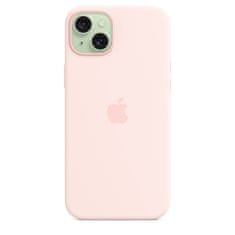 Apple silikonska maska ​​za iPhone 15 Plus, s MagSafeom, Light Pink