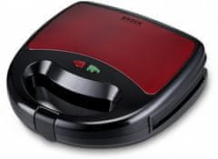 BROCK 4u1 aparat za sendviče, vafle, kolačiće i grill, 750 W - SSM 6004 RD
