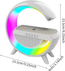 Andowl RGB lampa s ugrađenim Bluetooth zvučnikom FM/ MP3/ AUX