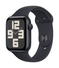 Apple Watch SE pametni sat SE, 44 mm, GPS, sportski remen S/M,Midnight