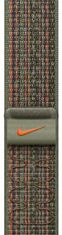 Apple Nike Sport Loop remen, 45mm, Sequoia/narančasta (MTL63ZM/A)